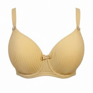 Freya Underwire Bra‎ Padded Vertical Stripe Everyday Comfort Beige 30F